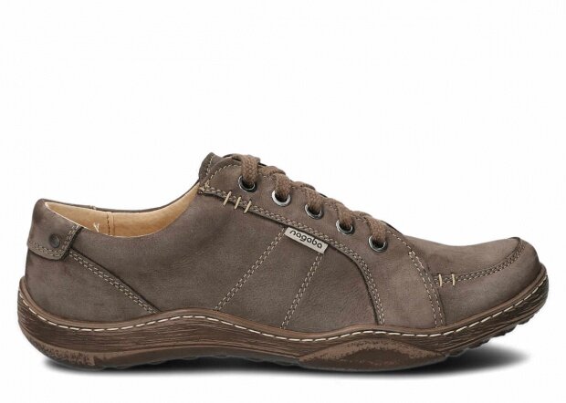 Men's shoe NAGABA 406 olive samuel leather