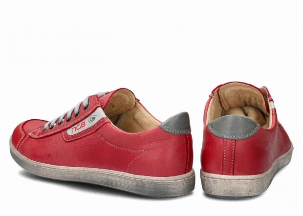 Shoe NAGABA 260 red rustic leather