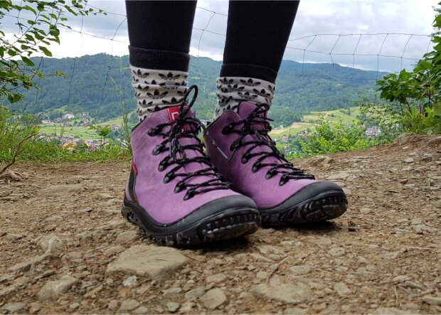Trekking ankle boot NAGABA 240 purple crazy leather