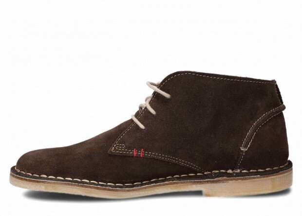 Men's ankle boot NAGABA 422 brown velours leather