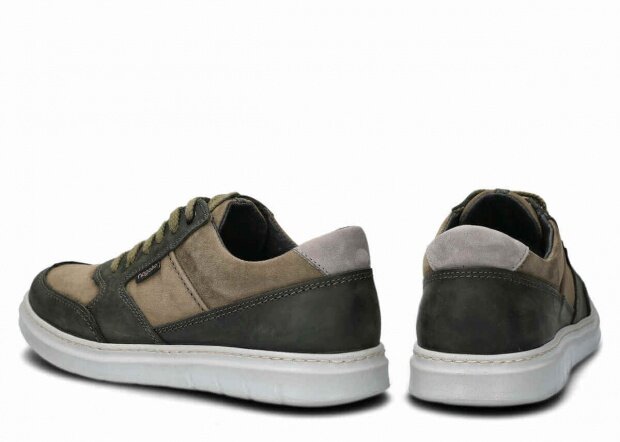 Men's shoe NAGABA 438 khaki samuel leather
