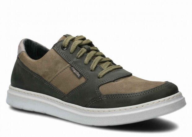Men's shoe NAGABA 438 khaki samuel leather
