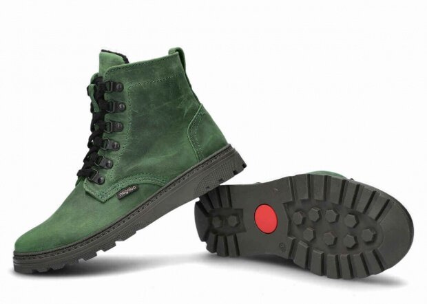 Hiking boot NAGABA 097 green crazy leather