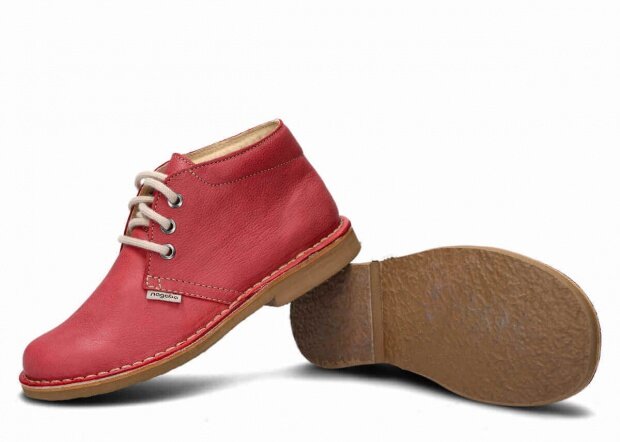 Ankle boot NAGABA 074 red rustic leather