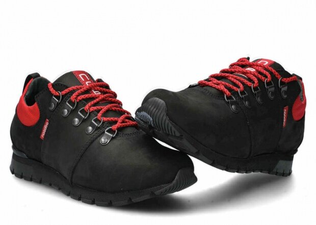Trekking shoe NAGABA 070 black crazy leather