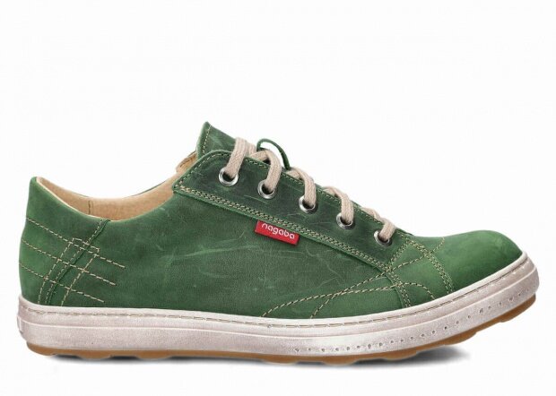 Men's shoe NAGABA 410 green crazy leather