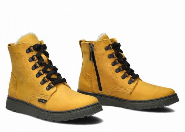 Hiking boot NAGABA 097 yellow crazy leather