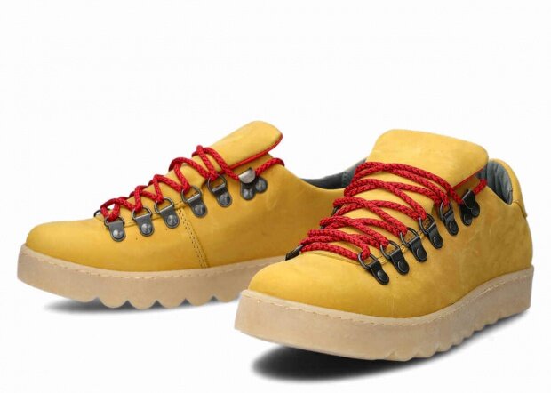 Shoe NAGABA 325 yellow crazy leather