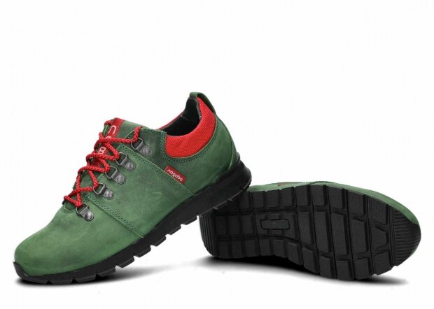 Trekking shoe NAGABA 070 green crazy leather