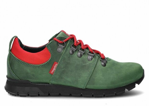 Trekking shoe NAGABA 070 green crazy leather