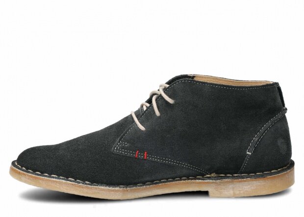 Men's ankle boot NAGABA 422 graphite velours leather
