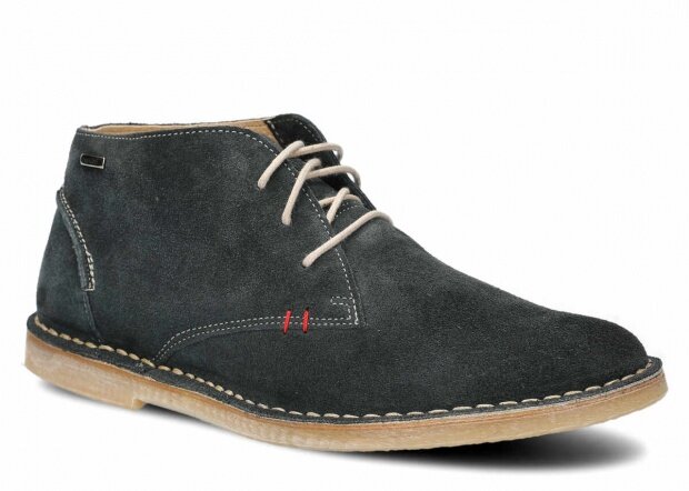 Men's ankle boot NAGABA 422 graphite velours leather