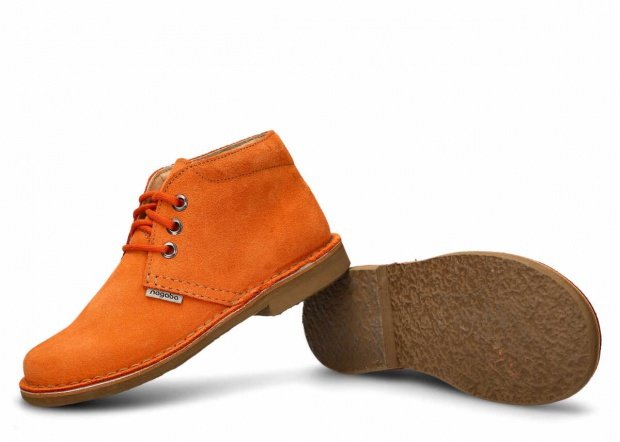 Ankle boot NAGABA 074 orange velours leather