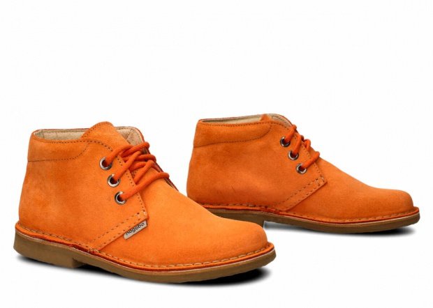Ankle boot NAGABA 074 orange velours leather
