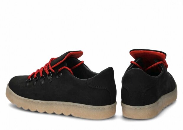 Shoe NAGABA 325 black crazy leather