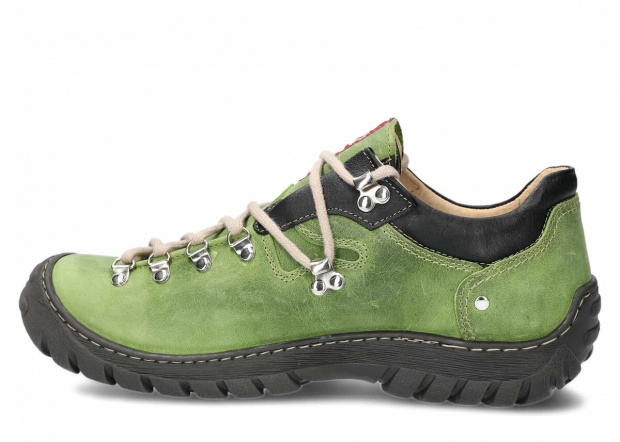 MEN TREKKING BOOTS MODEL 055 LIGHT GREEN CRAZY - SIZE 44