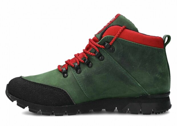 Trekking ankle boot NAGABA 072 green crazy leather