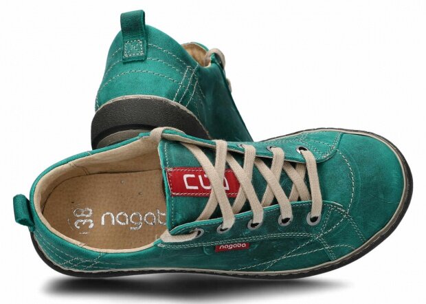 Shoe NAGABA 243 emerald crazy leather