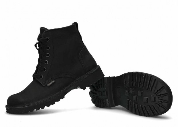 Hiking boot NAGABA 094 black crazy leather