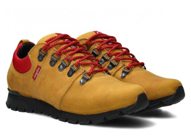 Trekking shoe NAGABA 070 JUCZ yellow crazy leather