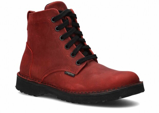 Hiking boot NAGABA 094 red crazy leather