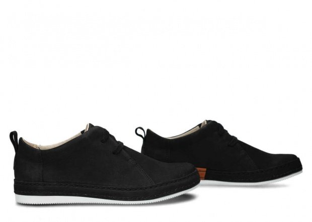 Shoe NAGABA 382 black samuel leather