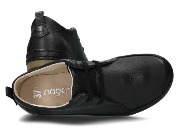 Shoe NAGABA 382 black rustic leather