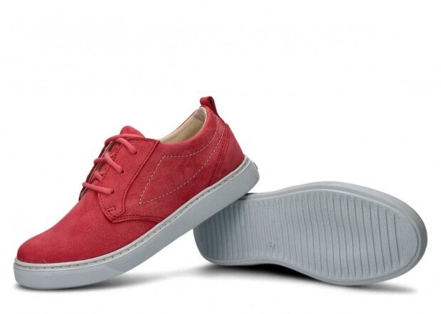 Shoe NAGABA 033 raspberry samuel leather