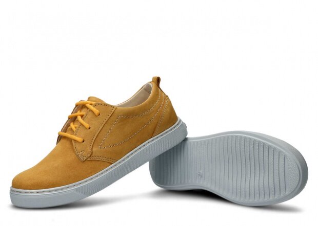 Shoe NAGABA 033 yellow samuel leather