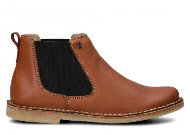 Women's ankle boot NAGABA 085 ginger blue leather