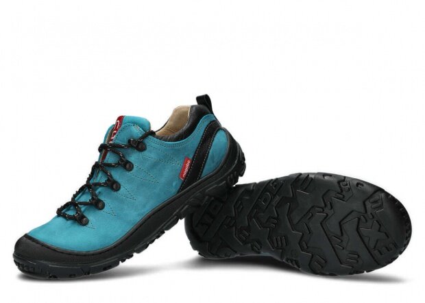 Trekking shoe NAGABA 241 turquoise crazy leather