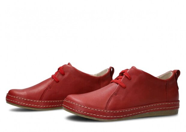 Shoe NAGABA 382 red blue leather