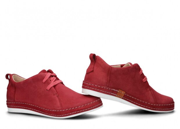 Shoe NAGABA 382 raspberry samuel leather