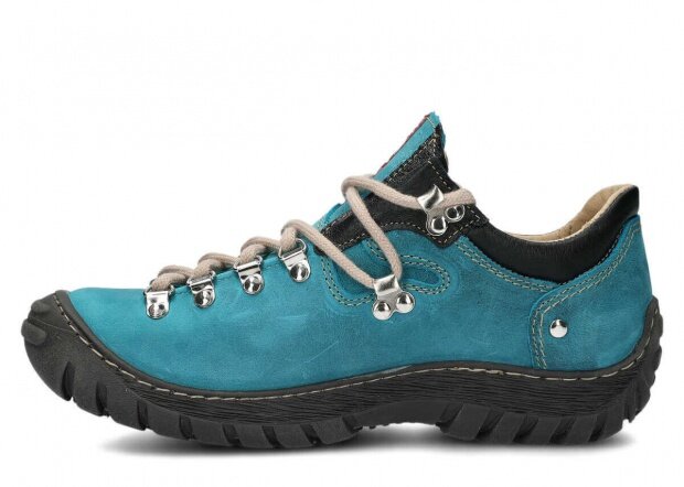 Trekking shoe NAGABA 055 turquoise crazy leather