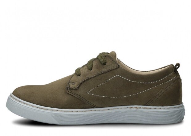 Shoe NAGABA 033 khaki samuel leather