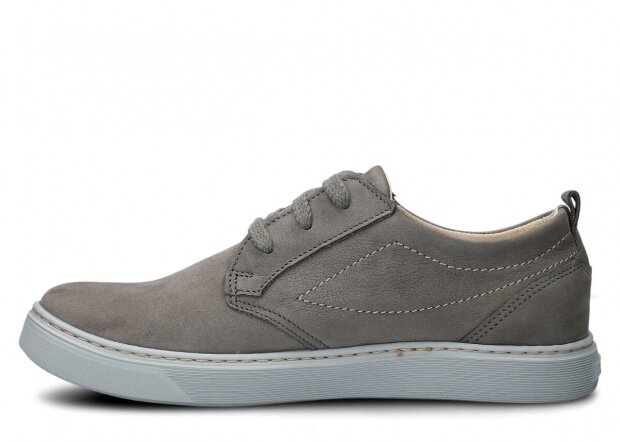 Shoe NAGABA 033 grey samuel leather