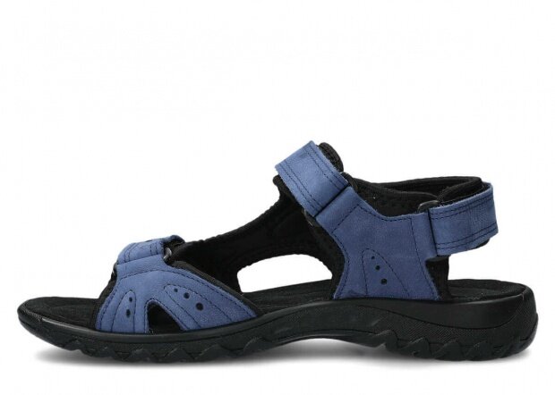 Women's sandal NAGABA 264 blue campari leather