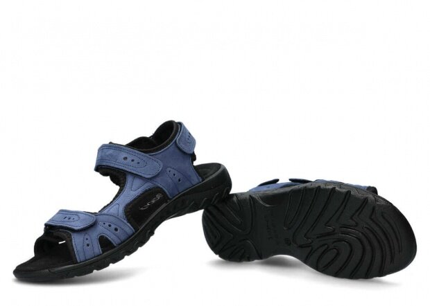 Women's sandal NAGABA 264 blue campari leather