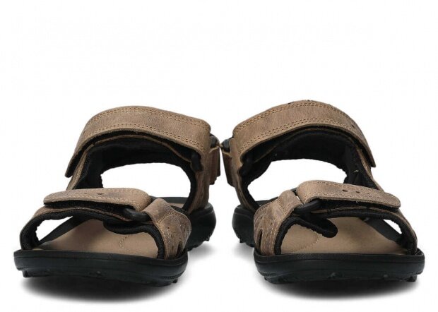 Men's sandal NAGABA 265 beige barka leather