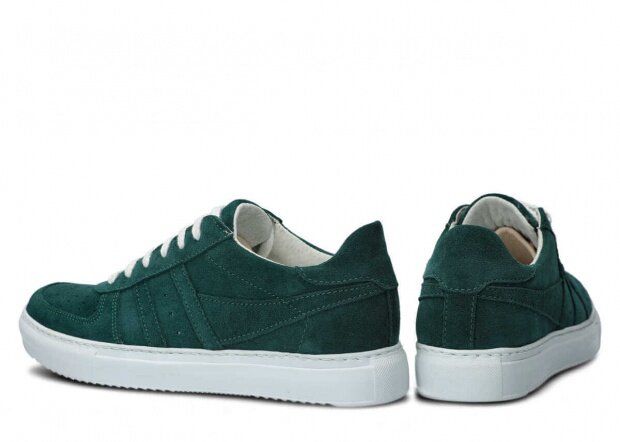 Shoe NAGABA 015 emerald velours leather