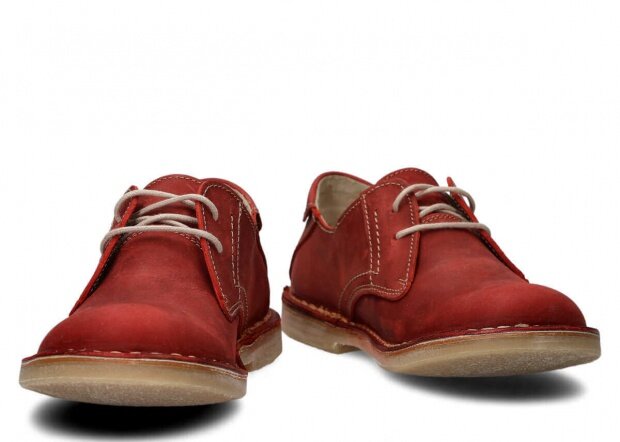 Shoe NAGABA 081 red crazy leather
