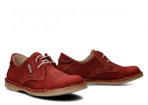 Shoe NAGABA 081 red crazy leather