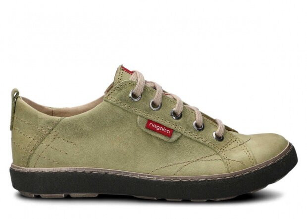 Shoe NAGABA 243 green barka leather