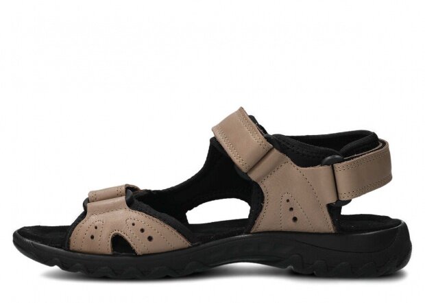 Women's sandal NAGABA 264 beige sovage leather