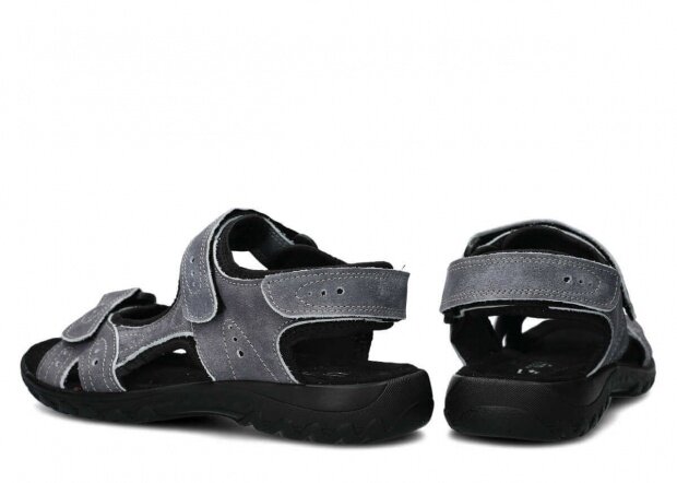 Women's sandal NAGABA 264 grey sportiv leather