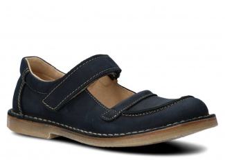 Women's shoe NAGABA 131<br /> TOBE navy blue crazy leather