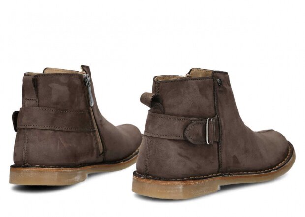 Women's ankle boot NAGABA 086 olive samuel leather