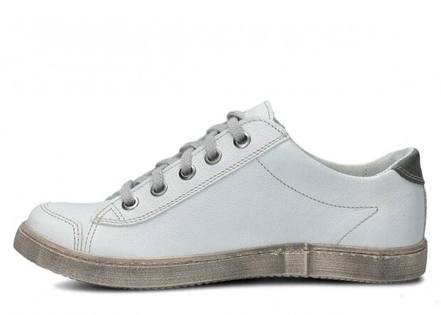 Shoe NAGABA 260 white rustic leather
