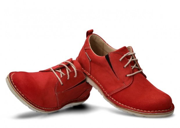 Shoe NAGABA 279 red campari leather