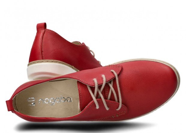 Shoe NAGABA 365 red rustic leather